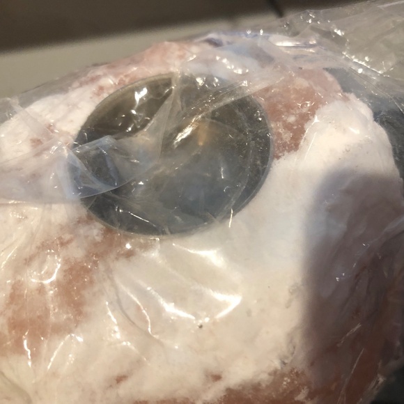 3/$40 NWOB Pink Himalayan Salt 7" Lamp Still w/TeaLight Well~Pakistan/Authentic - Picture 3 of 8